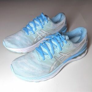 Asics Women’s Gel Nimbus 23 Athletic Blue Running Sneakers Size- 12